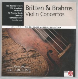 Ida Haendel / Davis / BBC Symphony Orchestra / Rozhdestvensky - Britten & Brahms Violin Concertos (2015)