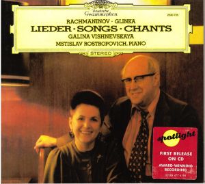 Rachmaninov / Mstislav Rostropovich / Glinka / Galina Vishnevskaya - Lieder = Songs = Chants