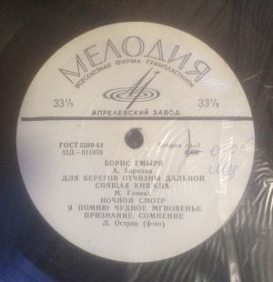 Борис Гмиря - Романсы (2000)