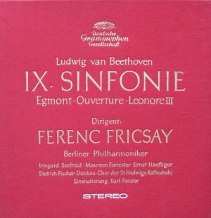 Berliner Philharmoniker / Ludwig van Beethoven / Ferenc Fricsay - IX. Sinfonie - Egmont-Ouverture - Leonore III (1958)