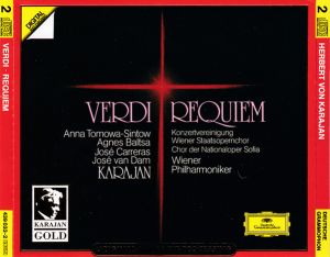 Karajan / Wiener Philharmoniker / Verdi / Anna Tomowa-Sintow / Agnes Baltsa / José Carreras / José van Dam / Konzertvereinigung Wiener Staatsopernchor / Chor Der Nationaloper Sofia - Requiem