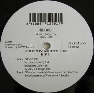 Various - Greedy Meets Diki (EP 1) (1998)