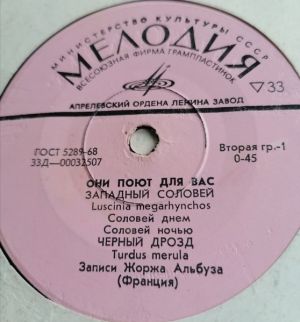 No Artist - Они Поют Для Вас (1972)