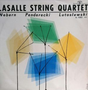 Penderecki / Webern / Lutosławski / Lasalle String Quartet - Lasalle String Quartet (1965)