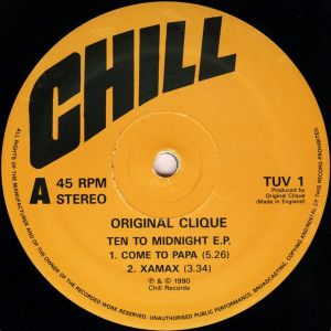 Original Clique - Ten To Midnight E.P. (1990)