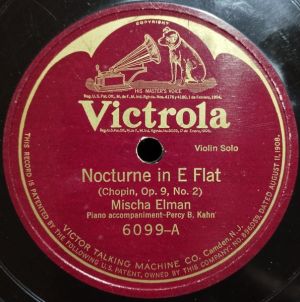 Mischa Elman - Nocturne In E Flat / Nocturne In D Flat (1923)
