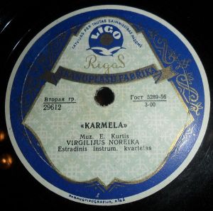 Virgilijus Noreika - Karmela / Mano Kregždutė