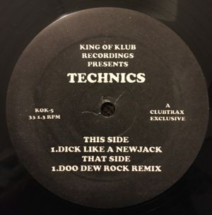 DJ Technics - King Of Klub Recordings Presents Technics