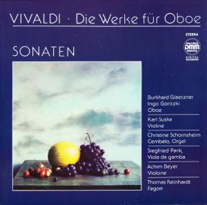 Vivaldi / Karl Suske / Burkhard Glaetzner / Ingo Goritzki / Christine Schornsheim / Siegfried Pank / Achim Beyer / Thomas Reinhardt - Die Werke Für Oboe - Sonaten (1990)