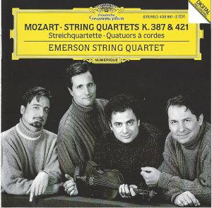 Mozart / Emerson String Quartet - String Quartets K. 387 & 421 = Streichquartette = Quatuors À Cordes (1994)